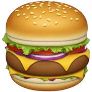 crismass burger sticker