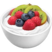Yogurt bowl with fruit  sticker
