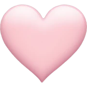 Light pink heart sticker