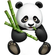Eating panda  sticker