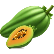 Papaya sticker