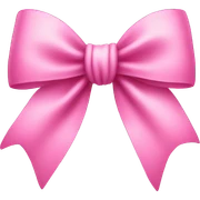 Pink bow sticker