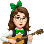 Leprechaun Guitarist sticker