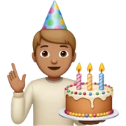 Birthday sticker
