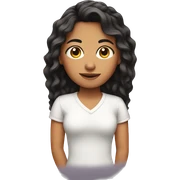 Hispanic girl sticker