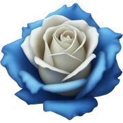 blue rose  sticker
