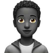 monochrome portrait of a boy sticker