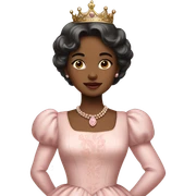 vintage princess with pale pink dress sticker