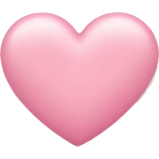 Pastell pink Heart sticker