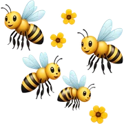 Bees sticker