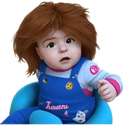realistic portrait of girl sticker