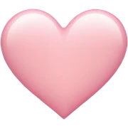 Light pink heart sticker