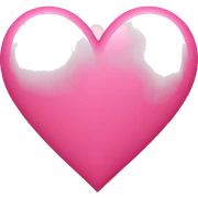 Pink heart  sticker
