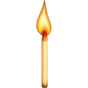 Matchstick sticker