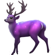 nebula deer sticker