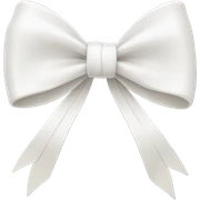 white bow sticker