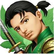 Emerald Samurai sticker