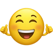 yellow emoji cheering sticker