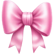 cute pink bow sticker