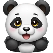 Cute panda sticker