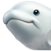 Beluga sticker