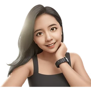 smiling girl in stylish hat sticker