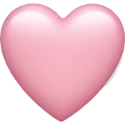 Light pink heart sticker