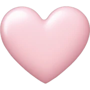 Light pink heart sticker