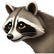 racoon sticker