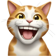 laughing cat sticker