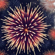 Firework sticker