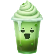 Iced matcha sticker