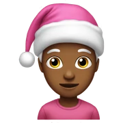 Pink Christmas  sticker