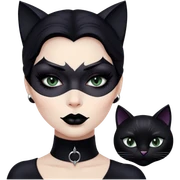 Catwoman face sticker