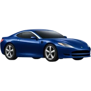 Dark blue car sticker
