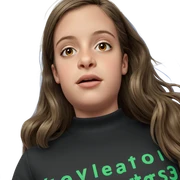 realistic indoor girl portrait sticker