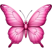 Pink butterfly  sticker