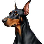 Doberman sticker