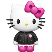 Hello kitty con flow sticker