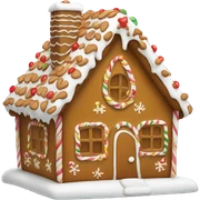 Ginger bread house sticker