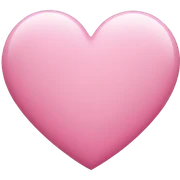 Pink heart  sticker