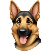 German Shepherd sticker