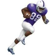 Football player sticker