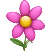 pink flowers sticker