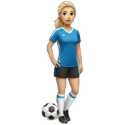 soccer girl sticker