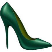 Dark green stiletto  sticker