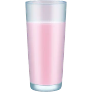 pale pink water tumbler sticker