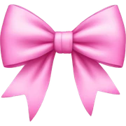 pink bow sticker