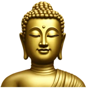 Golden Buddha  sticker