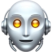 Futuristic technological creature sticker